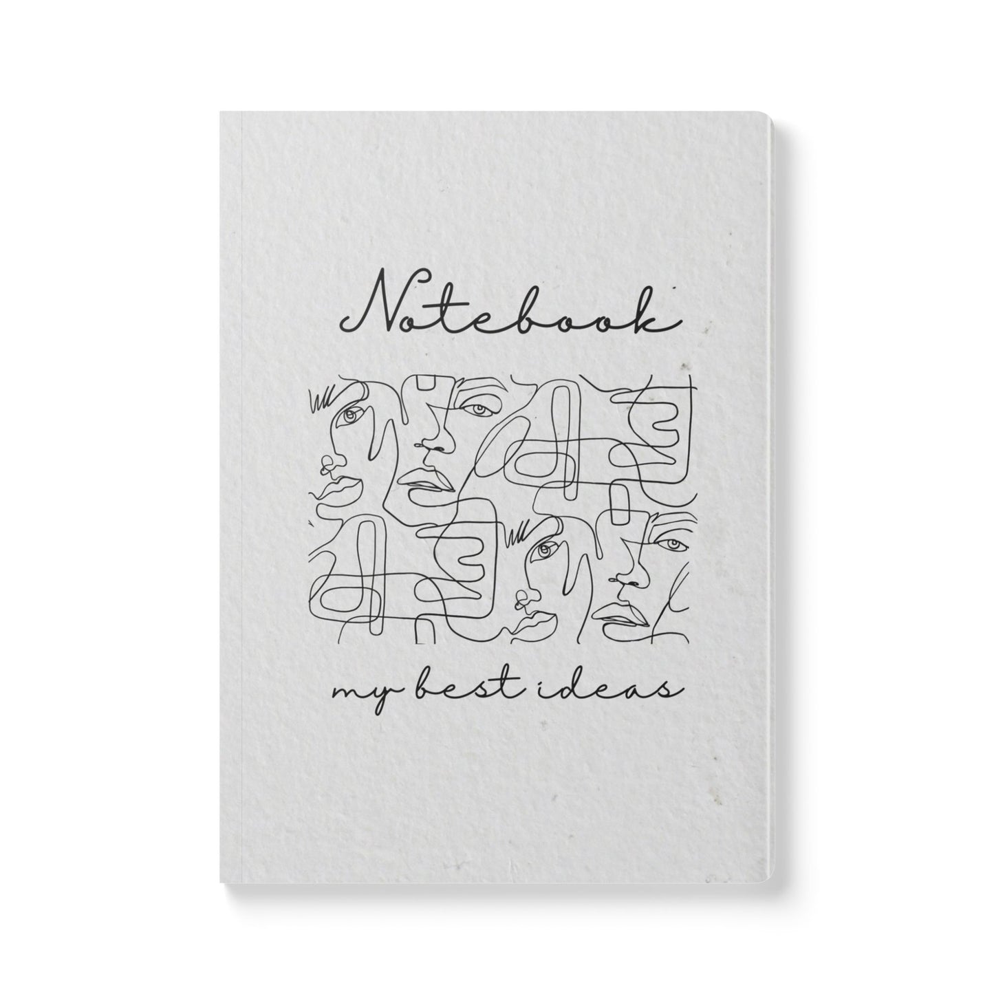 Minimalist Softcover Journal - 'My Best Ideas' with Inside Prints | Perfect for Creative Minds