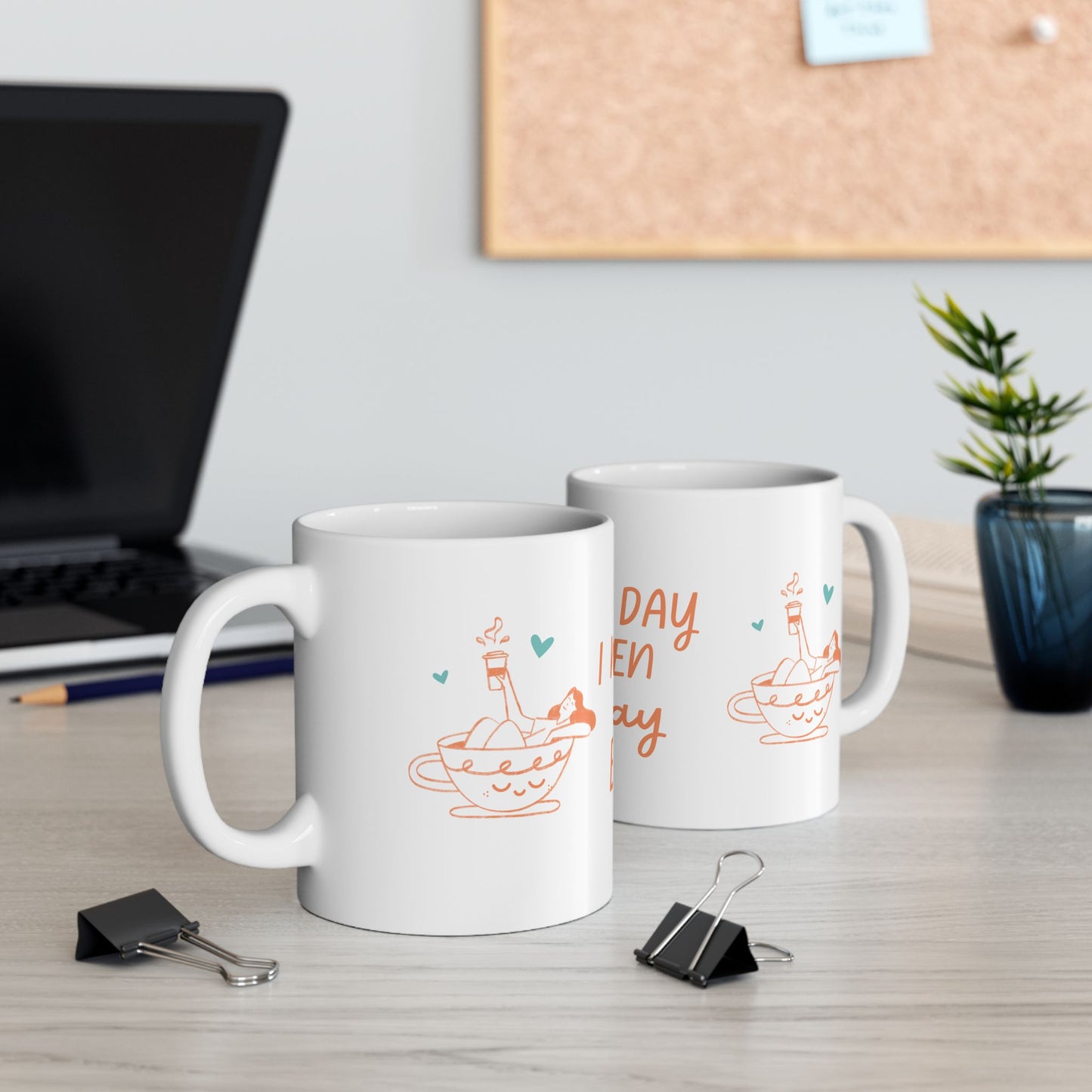I Need a Day Between Everyday Ceramic Mug - Fun Coffee Cup for Relaxation