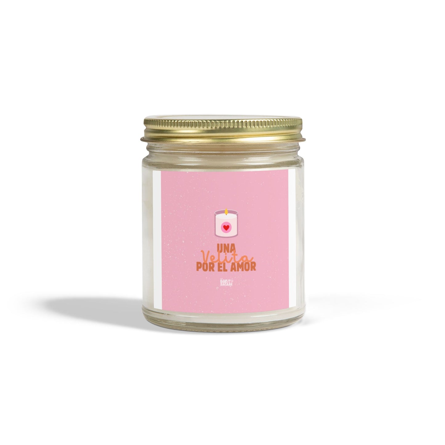 Scented Candle - Una Vela Por El Amor (Coconut Apricot Wax) - Perfect Gift for Romantic Occasions