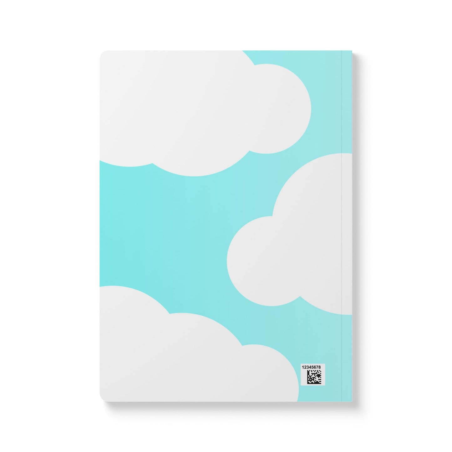 Passport to My Thoughts Softcover Journal - Blue Sky Design with Inside Prints