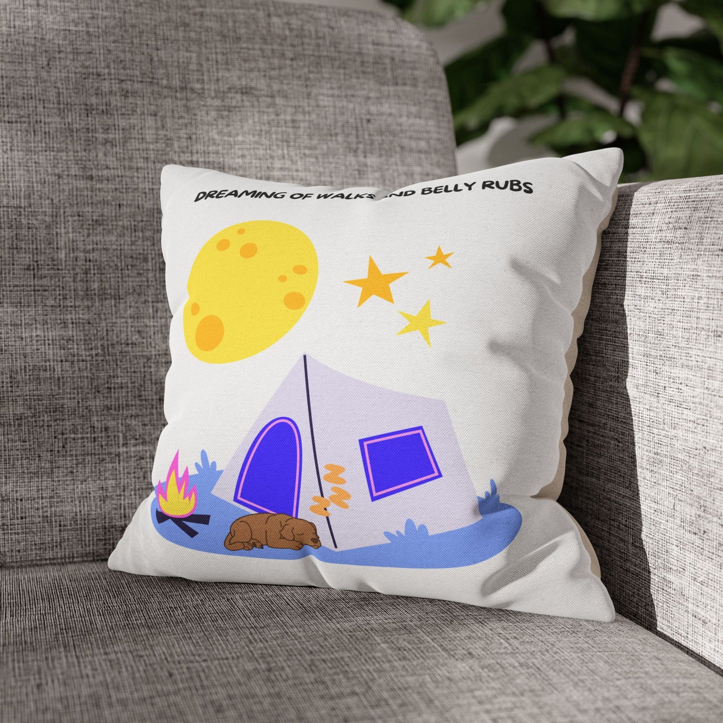 Cute Dog Lover Pillowcase – Funny Quote, Perfect Gift for Dog Parents, Him, Her, Friends
