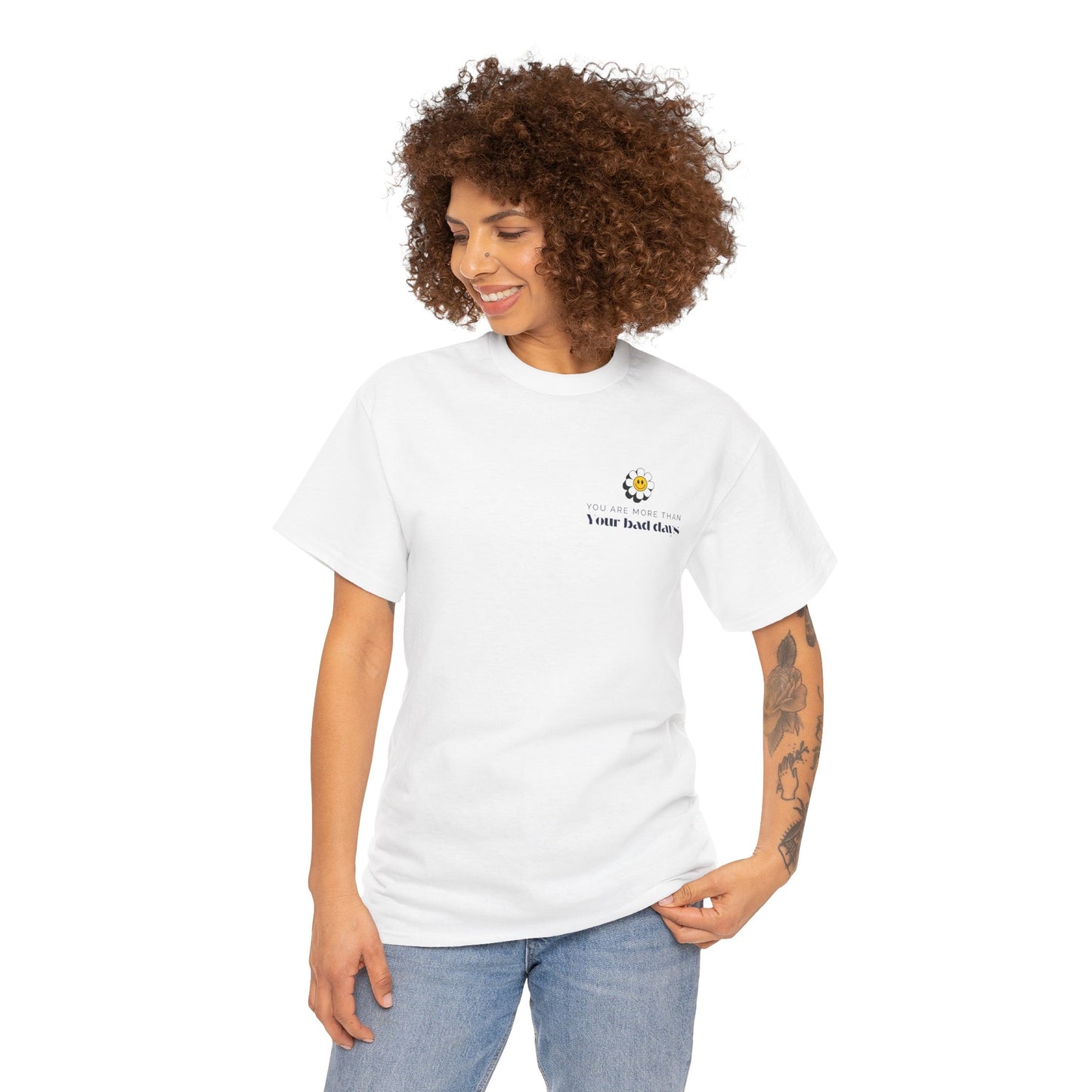 You Are More Than Your Bad Days T-Shirt – Inspirational Mental Health Awareness Tee, Positive Affirmation Unisex Motivational Shirt.
