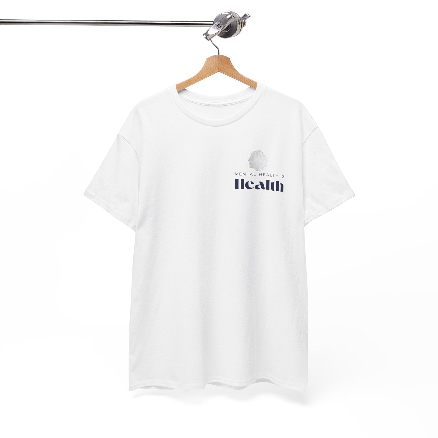 Mental Health is Health T-Shirt – Self-Care & Awareness Tee, Positive Affirmation Unisex Shirt Advocating for Therapy & Stigma