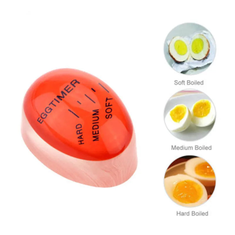 Egg Boiled Gadgets for Decor, Color Changing Kitchen Timer, Things All Accessories, Candy Bar Cooking, 1Pc