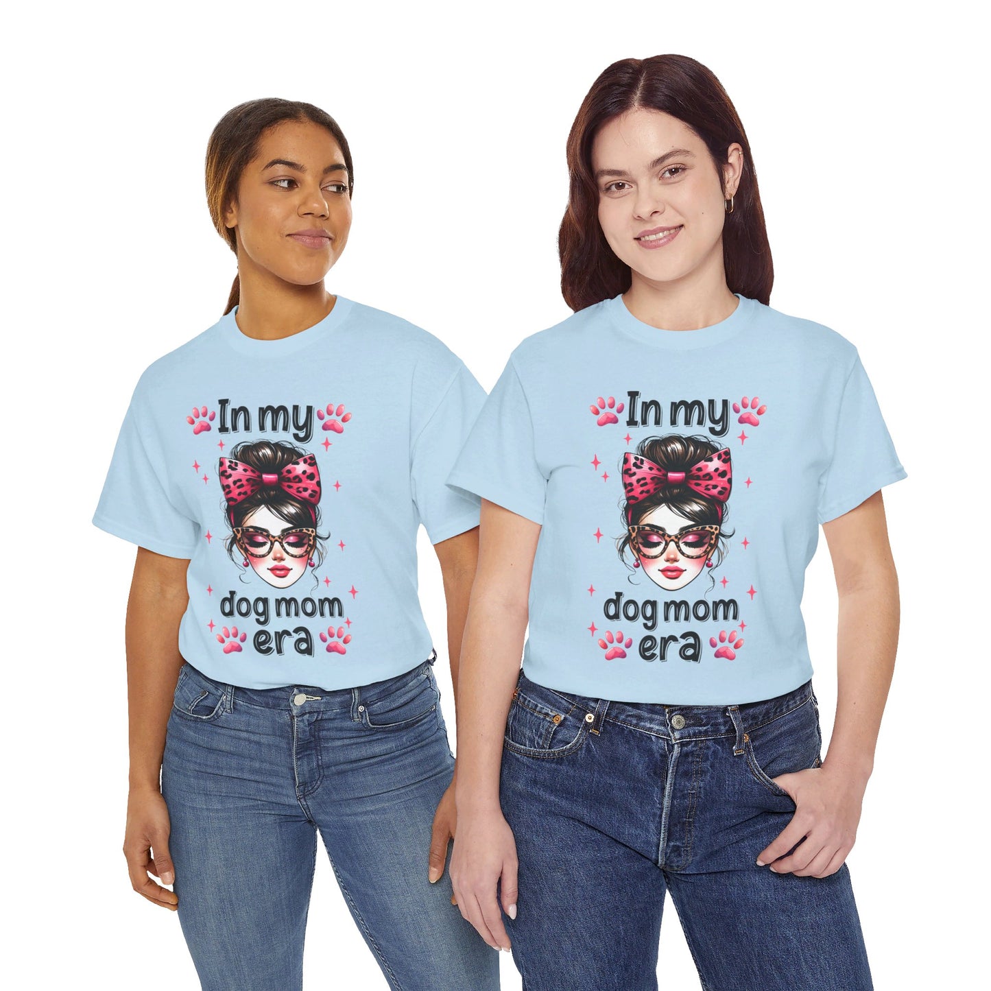 Unisex Heavy Cotton Tee, In My Dog Mom Era