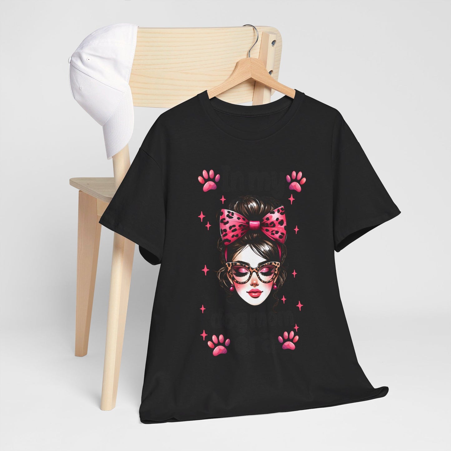 Unisex Heavy Cotton Tee, In My Dog Mom Era