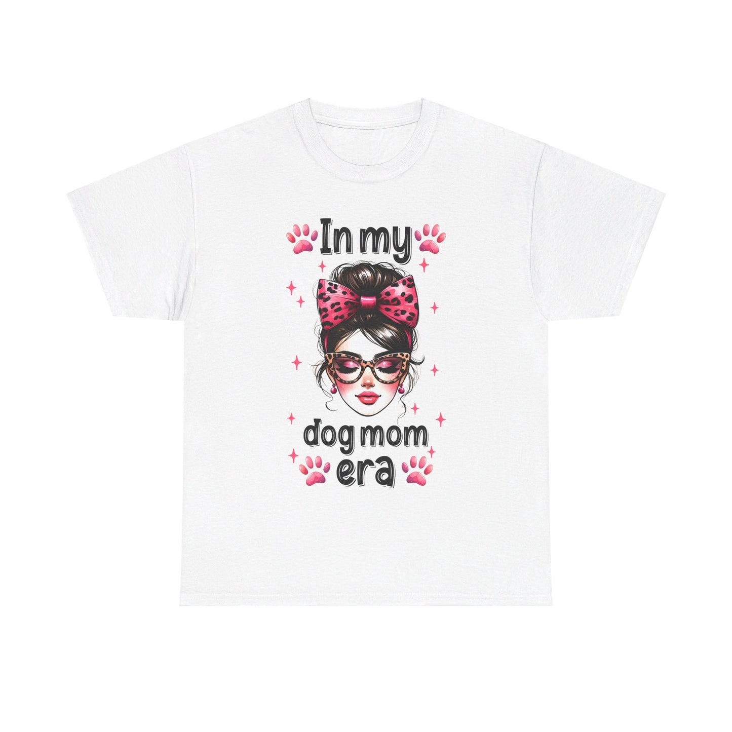 Unisex Heavy Cotton Tee, In My Dog Mom Era