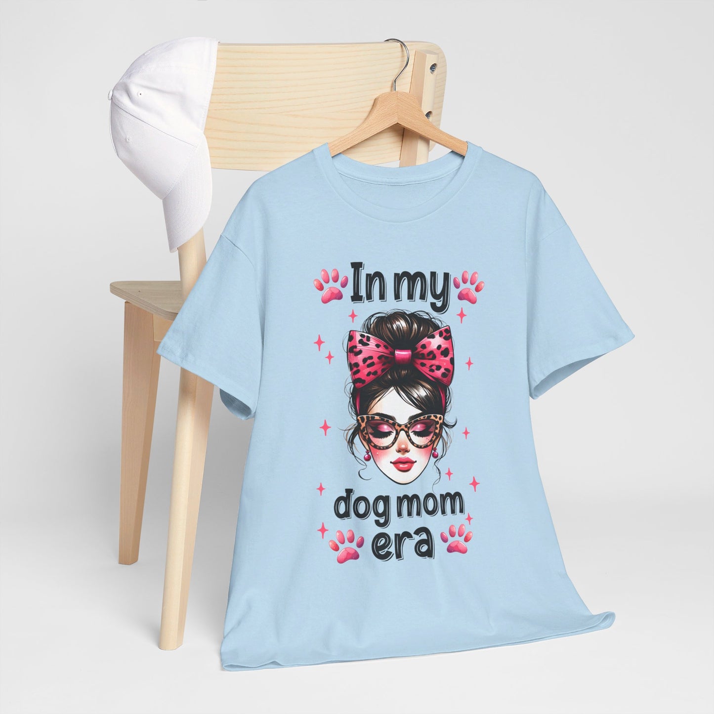 Unisex Heavy Cotton Tee, In My Dog Mom Era