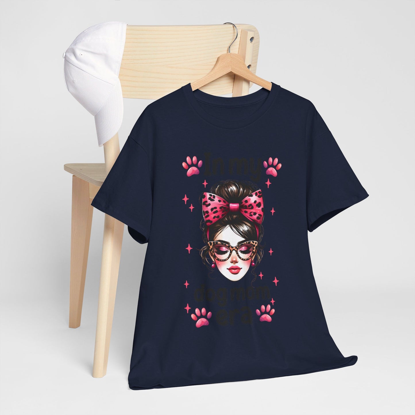 Unisex Heavy Cotton Tee, In My Dog Mom Era