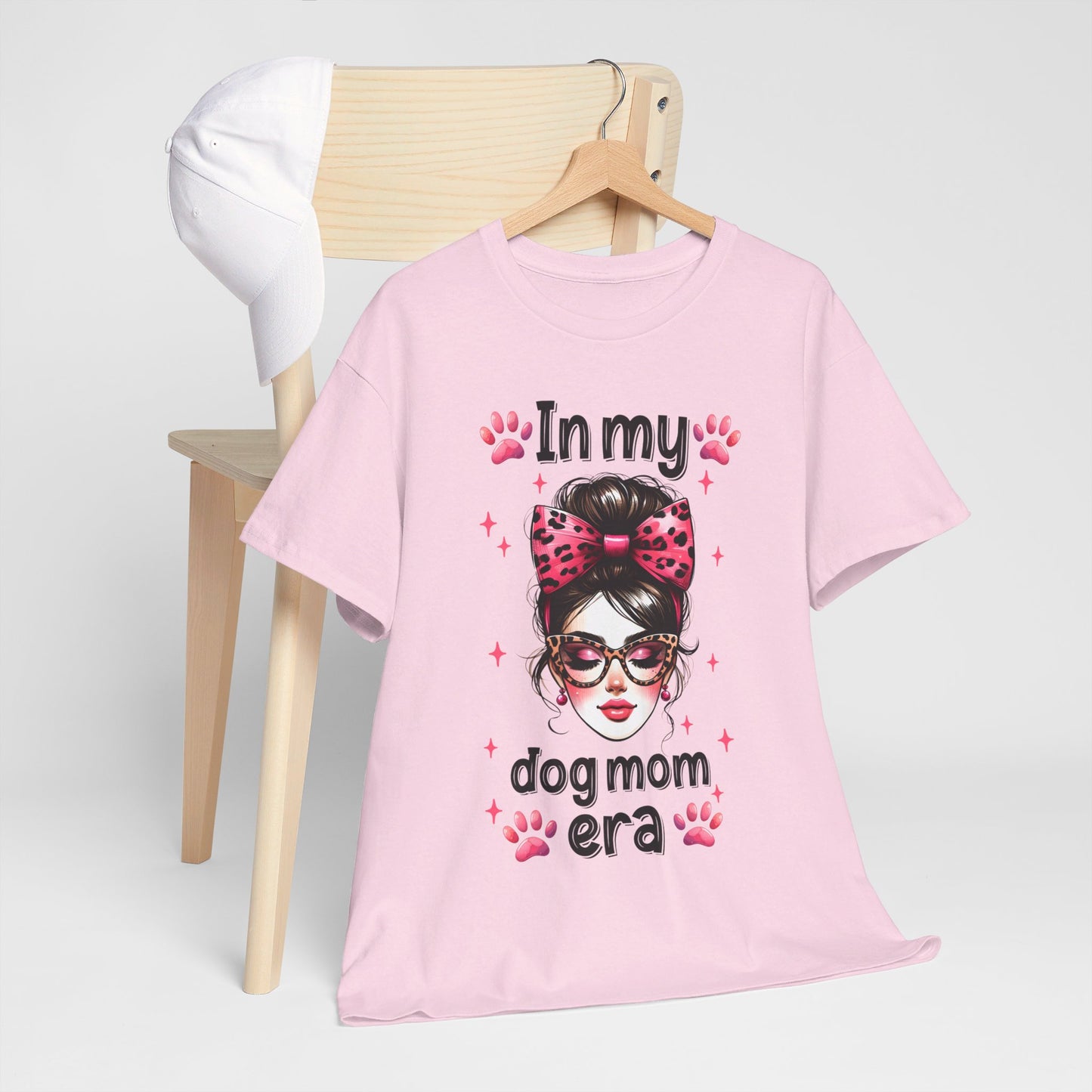 Unisex Heavy Cotton Tee, In My Dog Mom Era