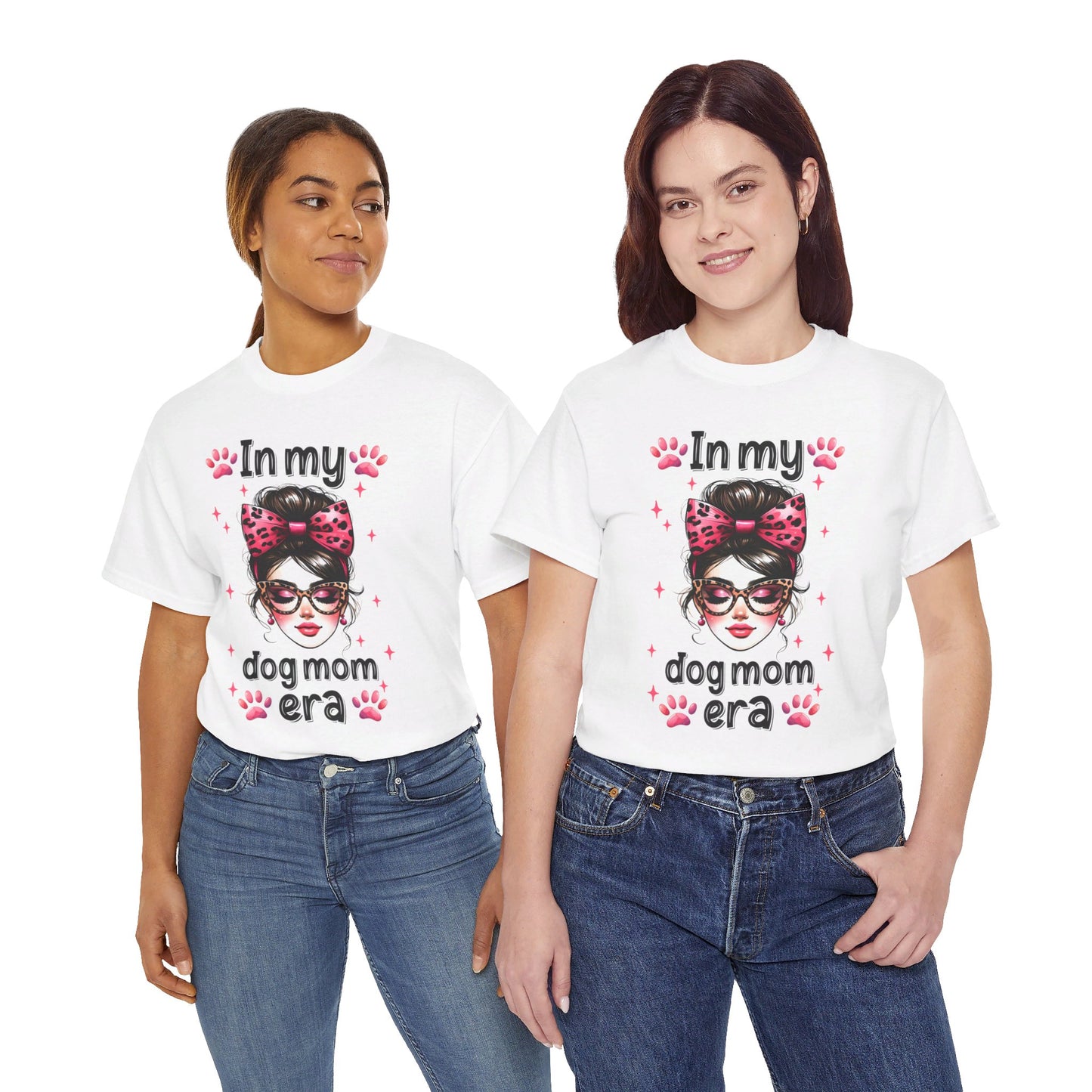 Unisex Heavy Cotton Tee, In My Dog Mom Era