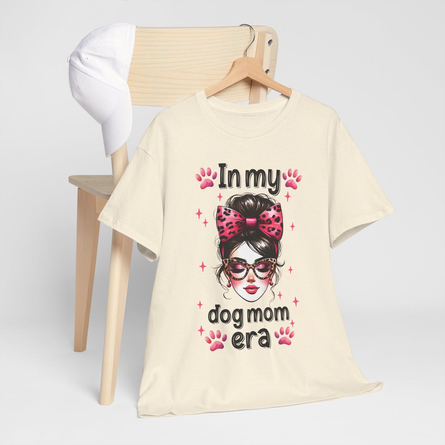 Unisex Heavy Cotton Tee, In My Dog Mom Era