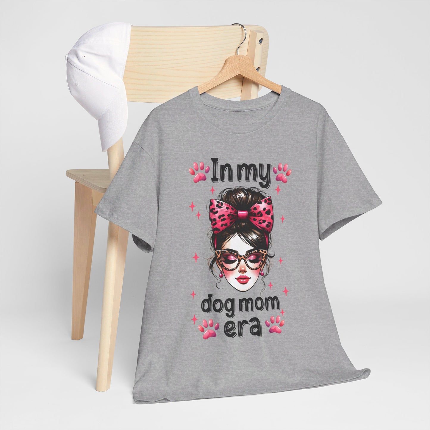 Unisex Heavy Cotton Tee, In My Dog Mom Era
