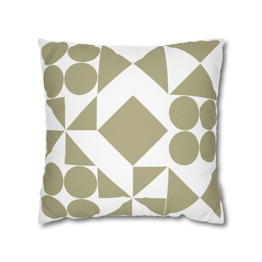 Geometric Boho Pillowcase | Modern Mid-Century Decorative Pillow Cover | Abstract Throw Pillow for Living Room or Bedroom Decor