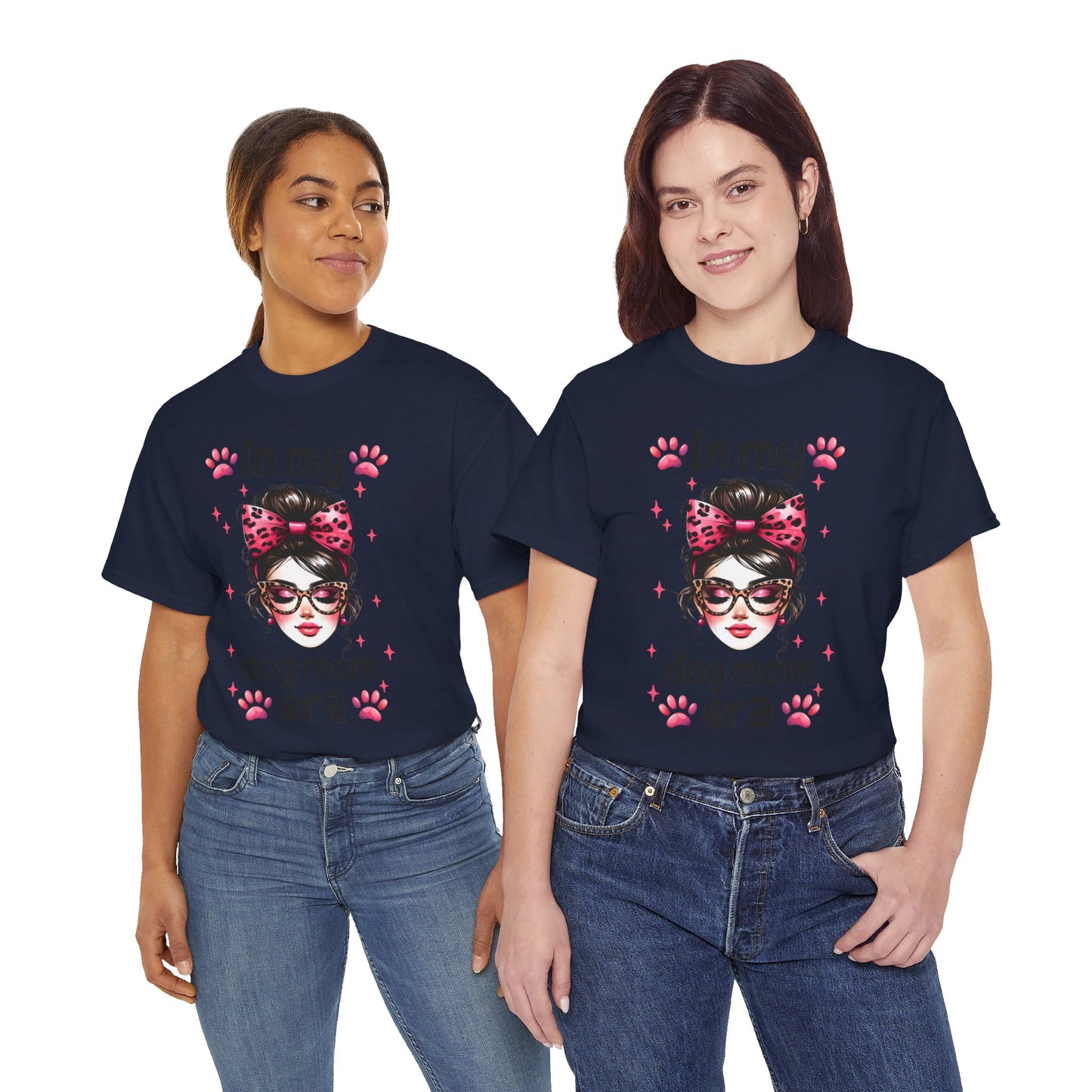 Unisex Heavy Cotton Tee, In My Dog Mom Era