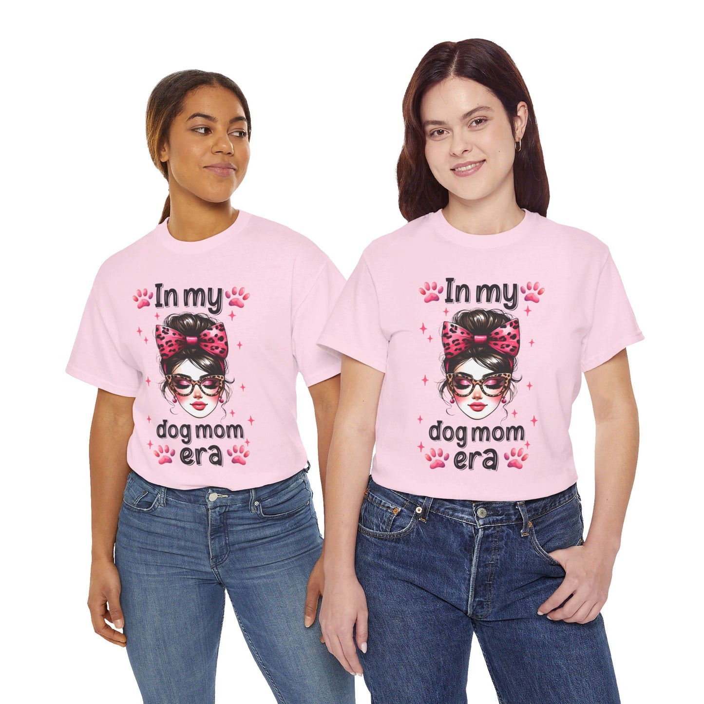 Unisex Heavy Cotton Tee, In My Dog Mom Era