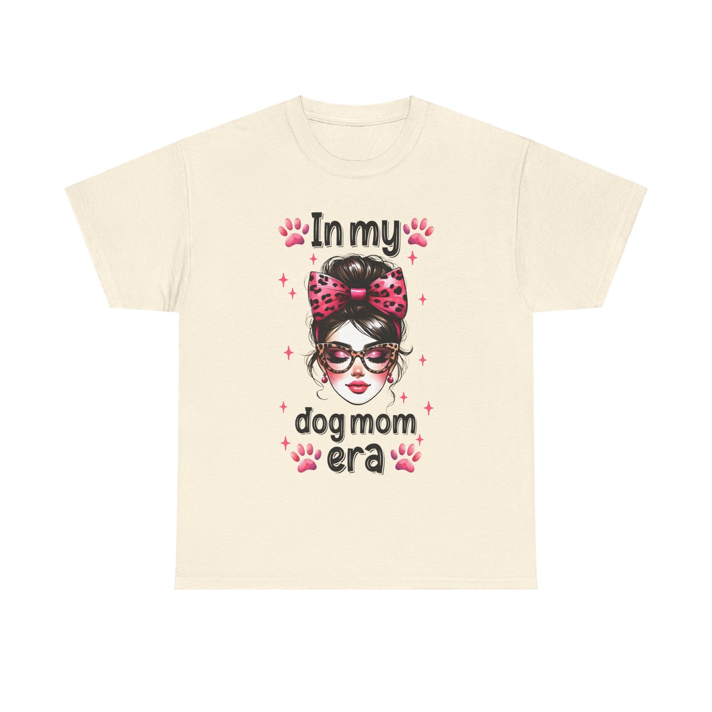 Unisex Heavy Cotton Tee, In My Dog Mom Era